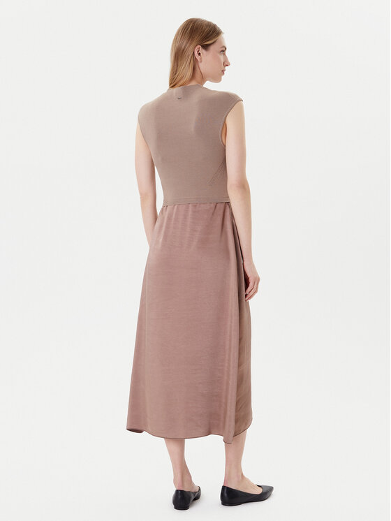 BOSS BOSS Igapäevane kleit Ferdolini 50542873 Beež Regular Fit