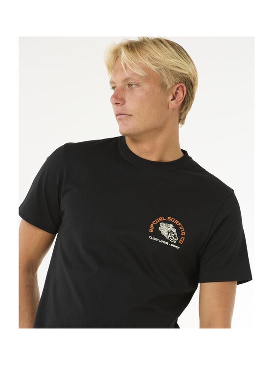 Rip Curl Rip Curl T-Shirt Desti Animals Tee Czarny Standard Fit