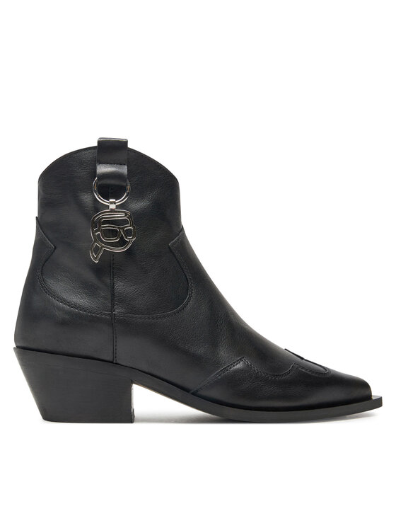 KARL LAGERFELD KARL LAGERFELD Ботильйони Kansas KL33265 Чорний