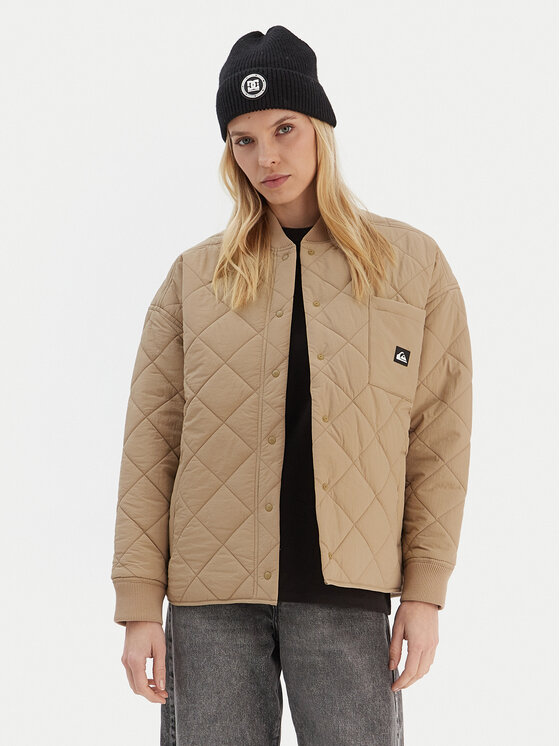 Quiksilver Quiksilver Átmeneti kabát Shining Quilted EQWJK03084 Bézs Regular Fit