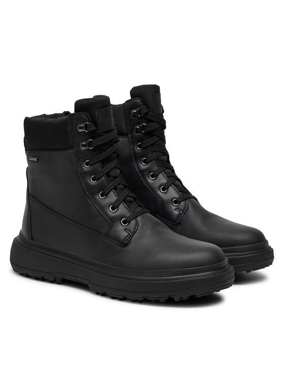 Geox Geox Schnürstiefeletten D46XMB 08511 C9999 Schwarz