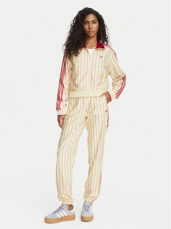adidas adidas Bluza Reversible Firebird Track Top KT1850 Beżowy Regular Fit