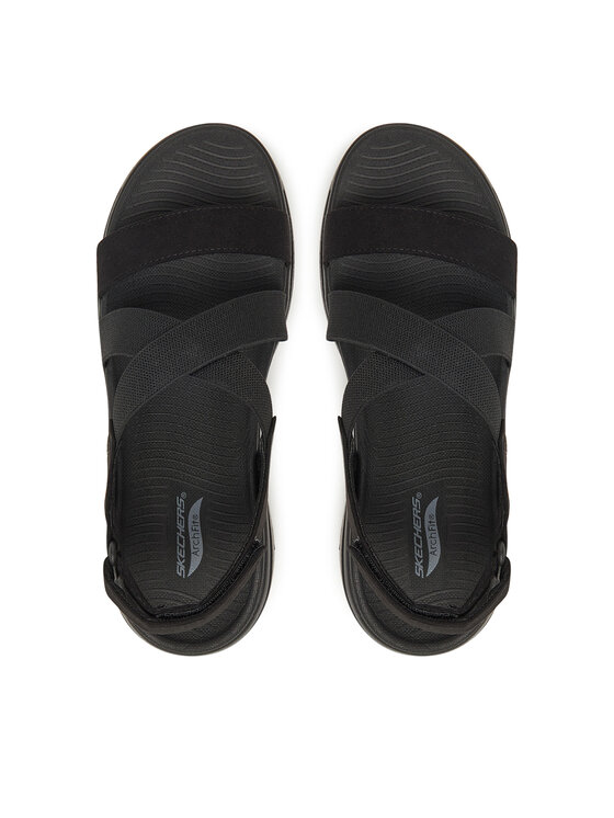Skechers Skechers Basutės Go Walk Arch Fit Sandal-Treasured 140257/BBK Juoda