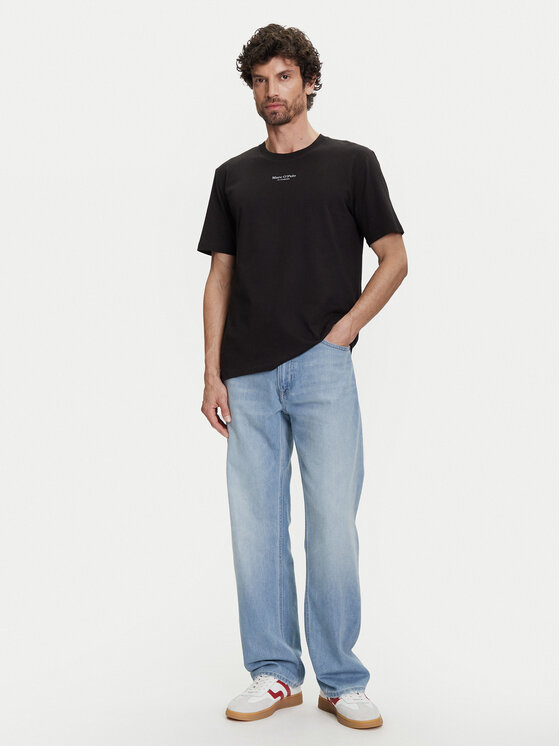 Marc O'Polo Marc O'Polo T-shirt B21 2012 51382 Crna Regular Fit