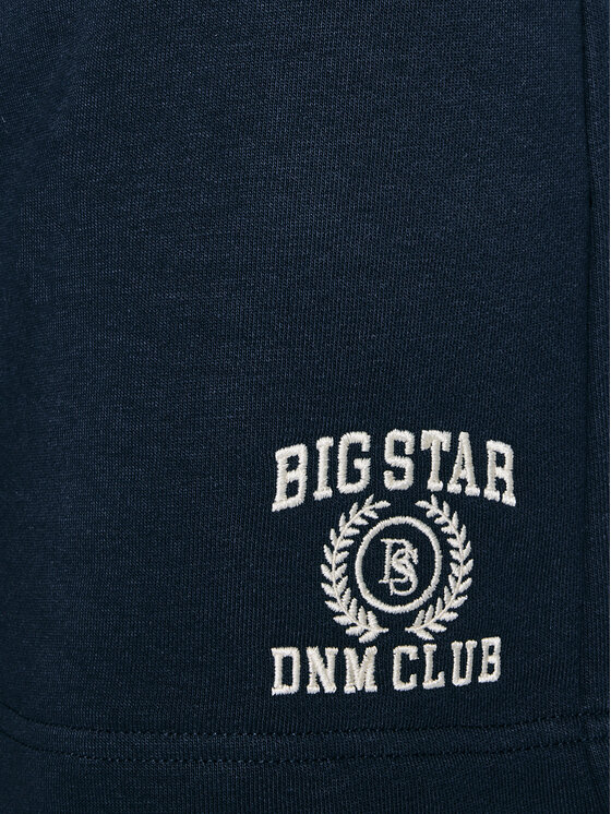 BIG STAR BIG STAR Szorty materiałowe MIRAYA Granatowy Basic Fit