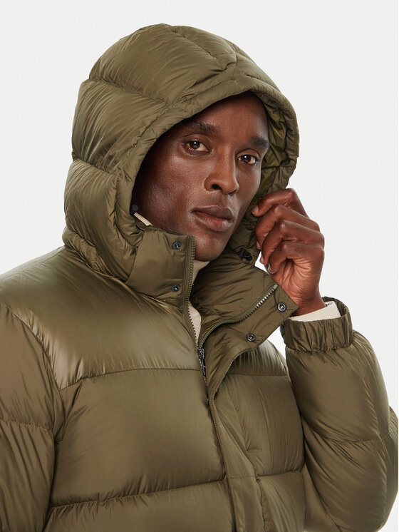 Tommy Hilfiger Tommy Hilfiger Dūnu jaka MW0MW36569 Zaļš Regular Fit