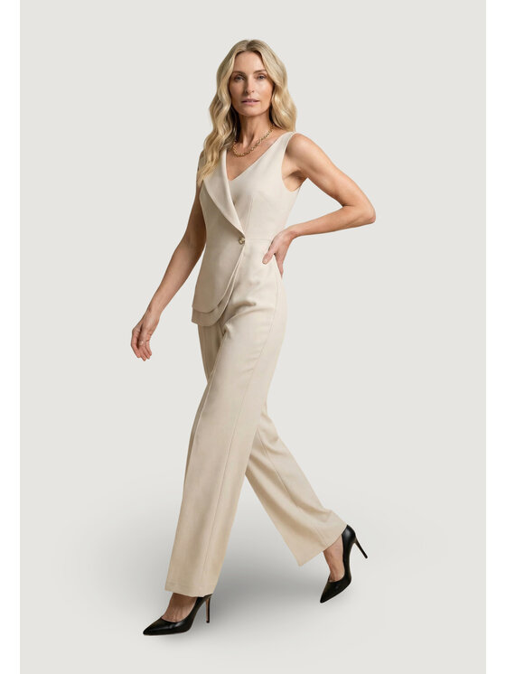 Artigli Artigli Jumpsuit DOPPIIO PANNELLO Bianco Egg Fit