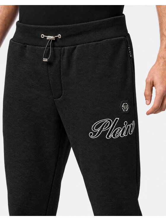 PHILIPP PLEIN PHILIPP PLEIN Spodnie dresowe 30023 Czarny Jogger Fit