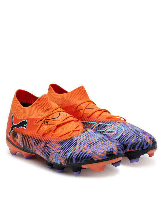 Puma Puma Buty do piłki nożnej Future 8 Match Creativity Fg/Ag 108431 01 Pomarańczowy