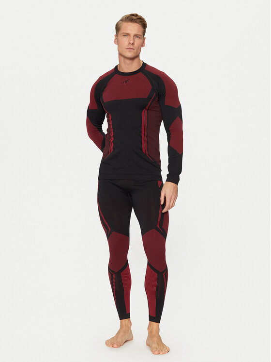 4F 4F Thermoaktive Unterwäsche Unterteil 4FWAW24USEAM166 Rot Slim Fit