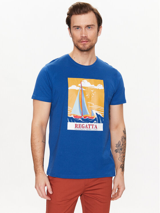 Regatta T-krekls Cline VII RMT263 Zils Regular Fit