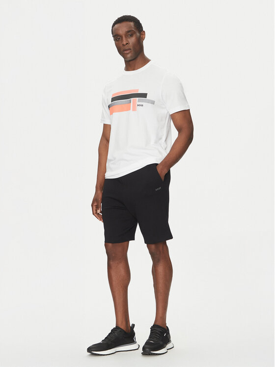 BOSS BOSS Sportiniai šortai Headlo 50506120 Juoda Regular Fit