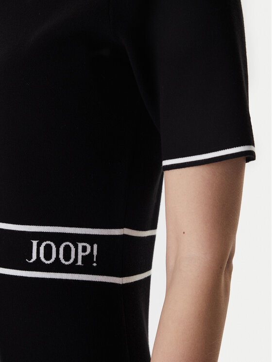 JOOP! JOOP! Kootud kleit Kirla 10018002 Must Regular Fit