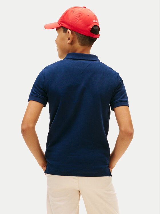 Tommy Hilfiger Tommy Hilfiger Pólóing KB0KB10383 Sötétkék Regular Fit