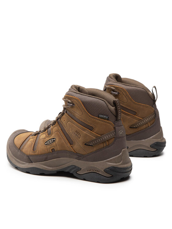 Keen Keen Trekking čevlji Circadia Mid Wp 1026769 Rjava