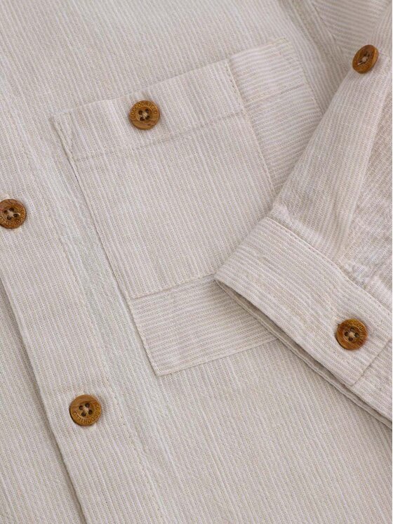 Coccodrillo Coccodrillo Camicia WC5136201WBK Beige Regular Fit