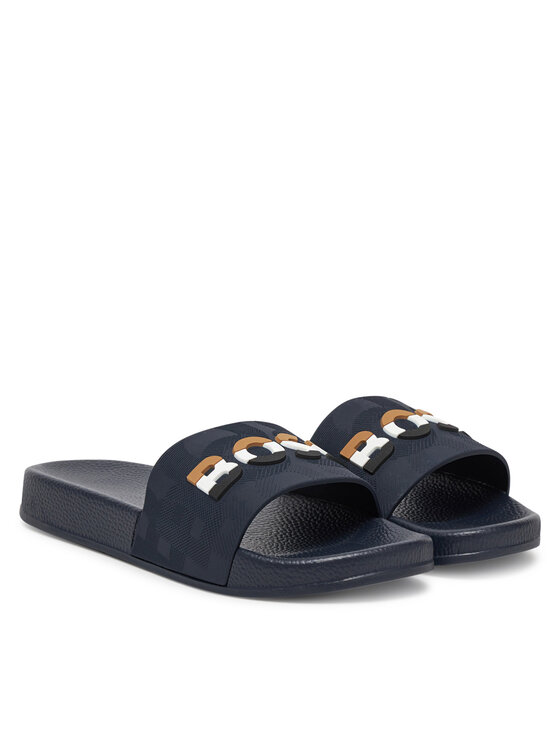 BOSS BOSS Pantoletten J52269 S Dunkelblau