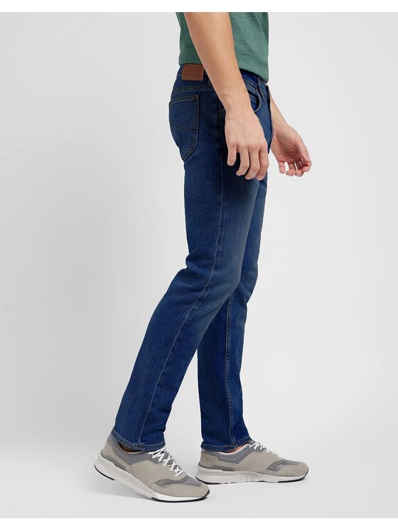 Lee Lee Jeansy RIDER Niebieski Slim Fit
