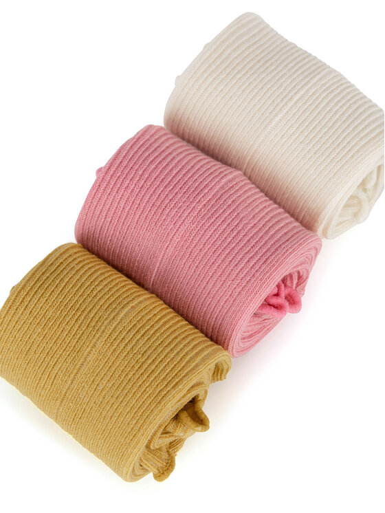 JENNY JENNY Skarpety krótkie 7KB-003-SS25 (3-pack) Żółty