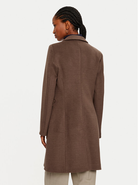 Maryley Maryley Cappotto di transizione 24IB808/14CO Marrone Regular Fit
