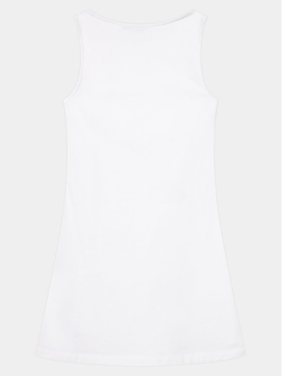 Calvin Klein Jeans Calvin Klein Jeans Повсякденна сукня Badge IG0IG02498 Білий Regular Fit