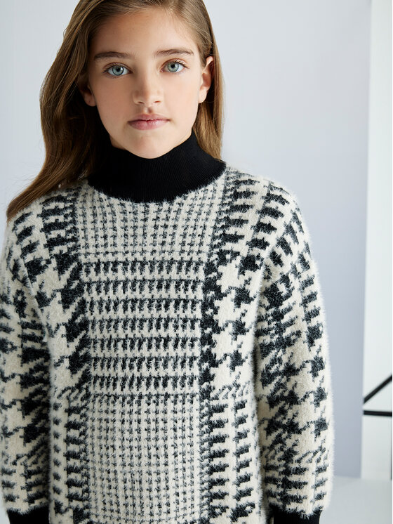 Mayoral Mayoral Trikotažinė suknelė 7987 Balta Regular Fit