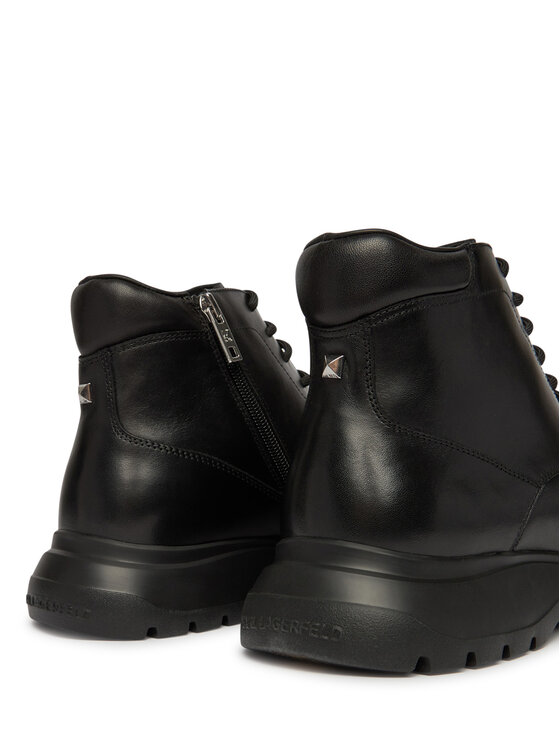 KARL LAGERFELD KARL LAGERFELD Trzewiki Magnus KL10650 Czarny