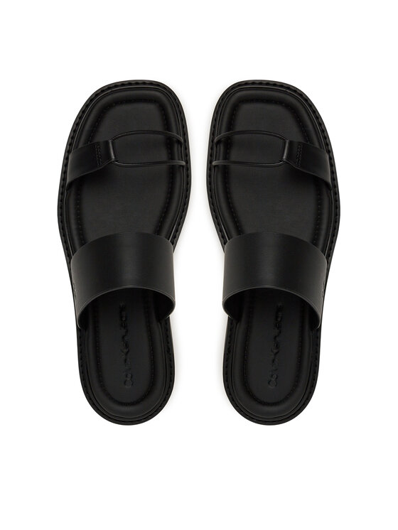 Calvin Klein Jeans Calvin Klein Jeans Шльопанці Rope Sandal Soft Lth Mg YW0YW01864 Чорний