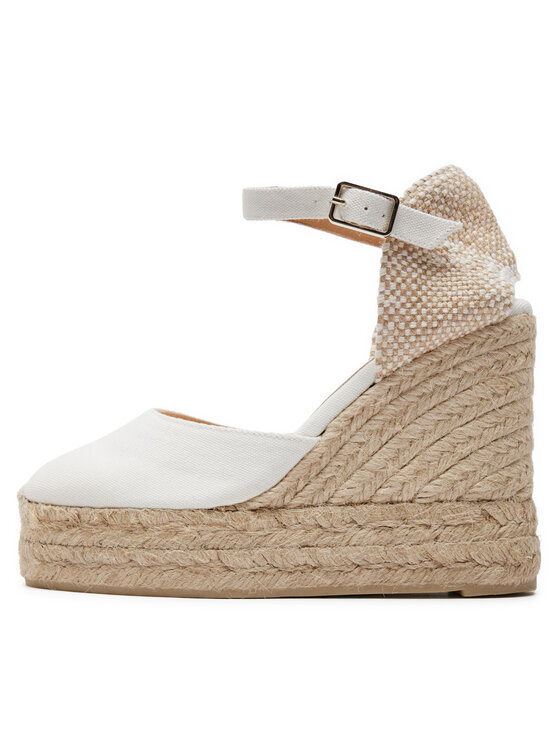 Castañer Castañer Espadryle Carol/8Ed/001 020975 Biały