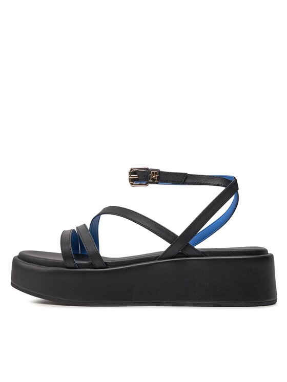 Tommy Hilfiger Tommy Hilfiger Σανδάλια Th Strap Platform FW0FW07728 Μαύρο