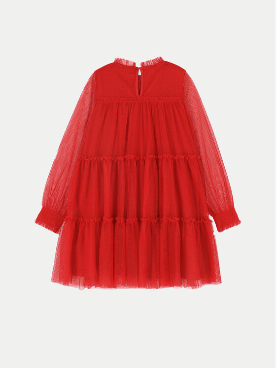 Coccodrillo Coccodrillo Elegantes Kleid ZC4128102EJG Rot Regular Fit