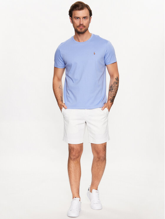 Polo Ralph Lauren Polo Ralph Lauren Pantalon scurți din material 710799213031 Alb Slim Fit