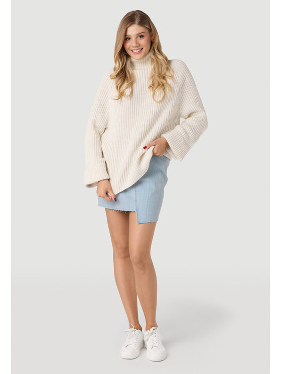 LAURELLA LAURELLA Sveter LAURELLA 6TU021101 Écru Regular Fit