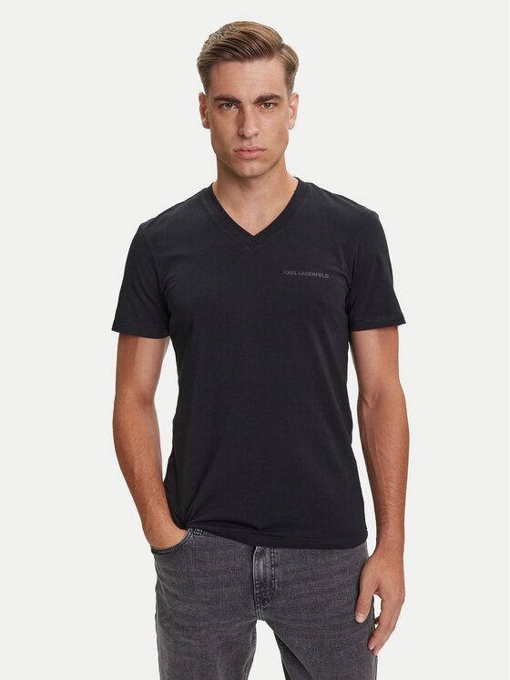 KARL LAGERFELD KARL LAGERFELD Súprava tričiek A3M47006 Farebná Slim Fit