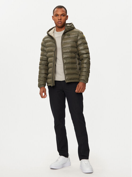 Blauer Blauer Преходно яке 24WBLUC02058 006100 Каки Regular Fit
