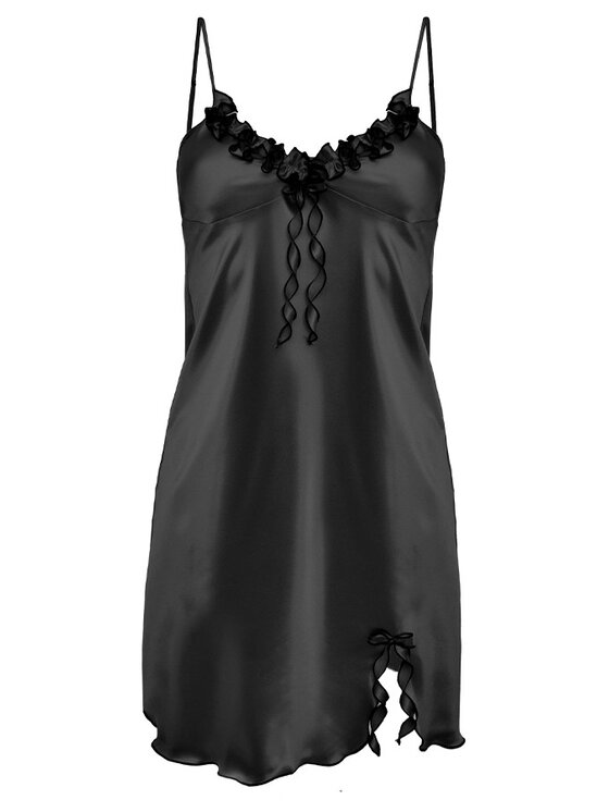 DKaren Lingerie DKaren Lingerie Halka Gabi Czarny Classic Fit