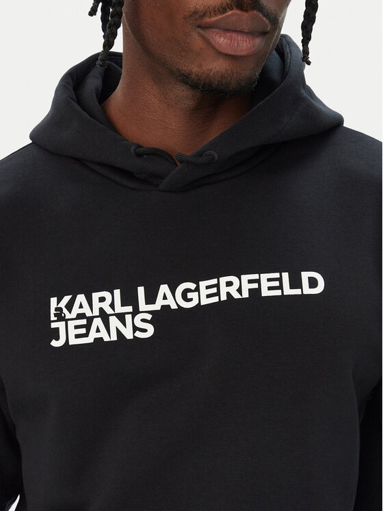 Karl Lagerfeld Jeans Karl Lagerfeld Jeans Bluza A2M20049 Czarny Regular Fit