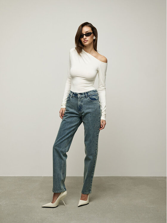 La Mania La Mania Jeansy EVERYDAY Modrá Classic Fit