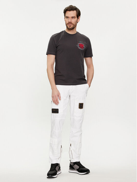 Aeronautica Militare Aeronautica Militare Тишърт 241TS2201J629 Сив Regular Fit