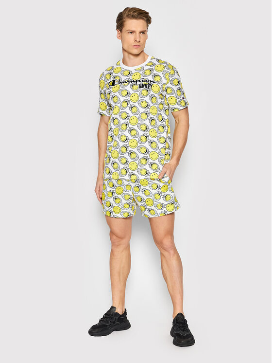 Champion Champion Kupaće gaće i hlače SMILEY Poly 218224 Bijela Regular Fit