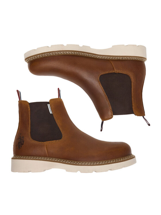 U.S. Polo Assn. U.S. Polo Assn. Klassische Stiefeletten EO-PATRIZ002M/ELE1 Braun