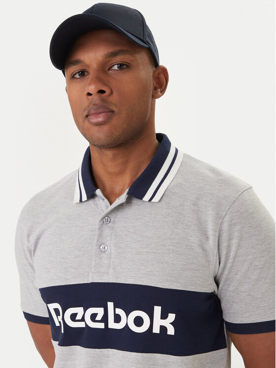 Reebok Reebok Tricou polo Arter RK25548CCM Gri Regular Fit