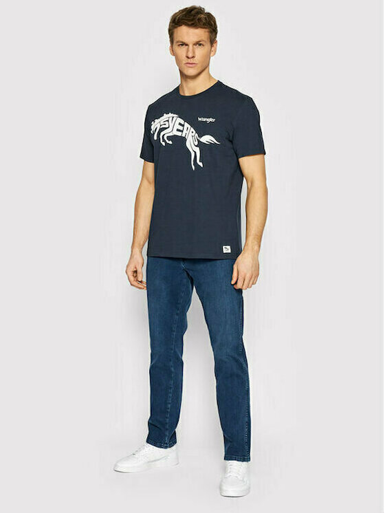 Wrangler Wrangler Jeansy TEXAS SLIM Niebieski Slim Fit