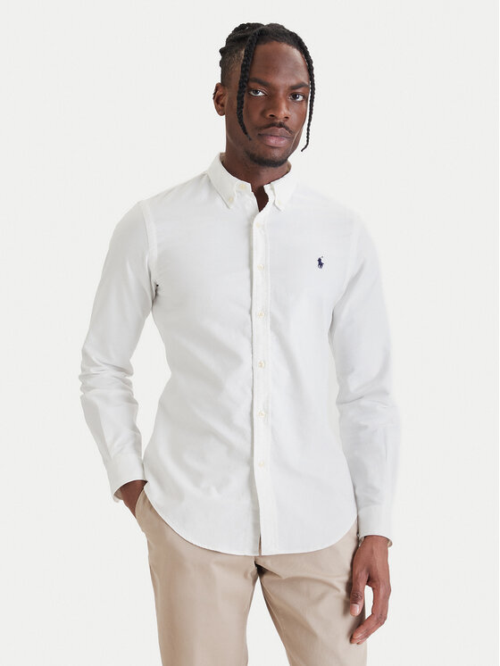 Polo Ralph Lauren Cămașă Classics 710736557 Alb Slim Fit