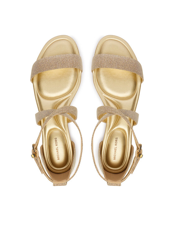 MICHAEL Michael Kors MICHAEL Michael Kors Сандали Alexa Flex Flat 40S6AXFS1D Златист