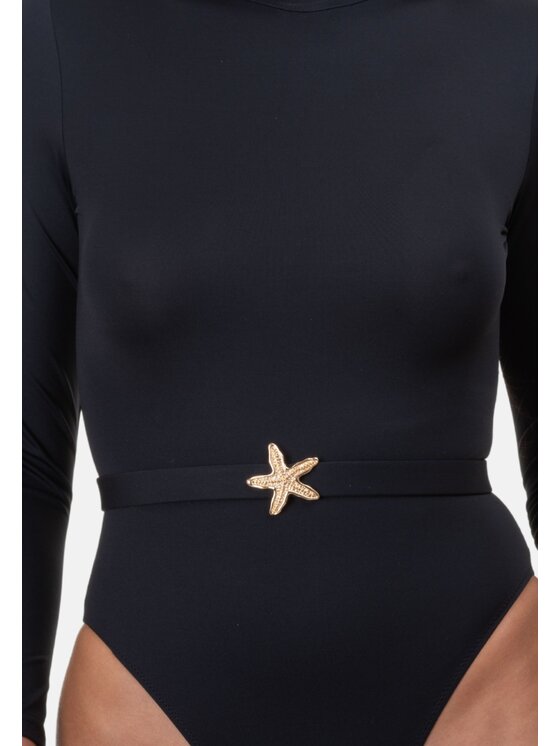 Flavia Valentini Flavia Valentini Legginsy 312 Czarny Compression Fit