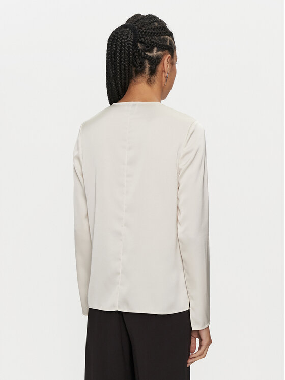 Calvin Klein Calvin Klein Bluse K20K207650 Écru Regular Fit