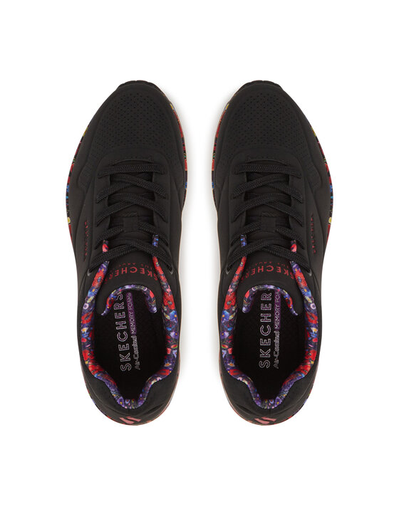 Skechers Skechers Sneakersy Uno-Majestic Garden 155583/BKMT Czarny