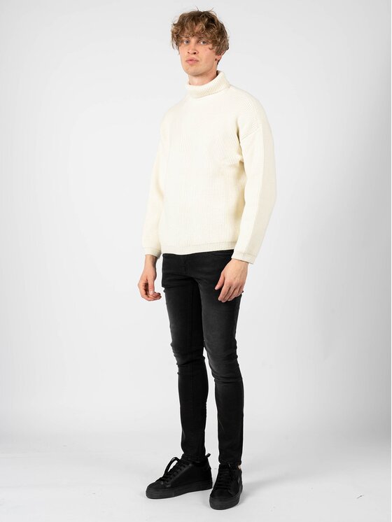 Antony Morato Antony Morato Maglione MMSW01034-YA400119 Écru Oversize