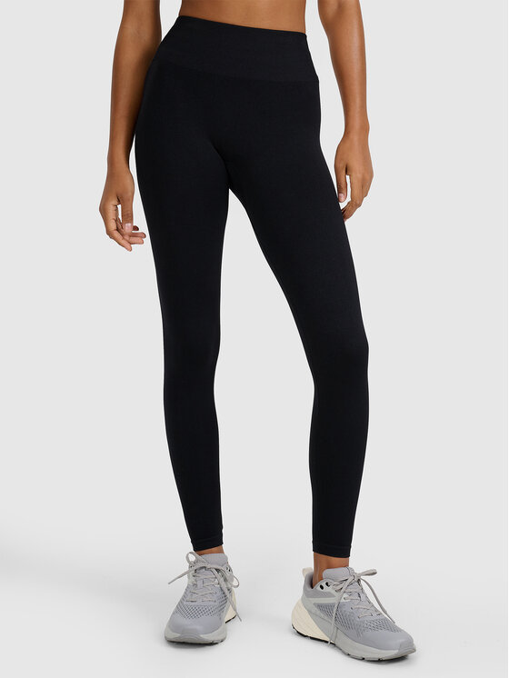 4F 4F Legginsy MULTI ACTIVE Czarny Slim Fit